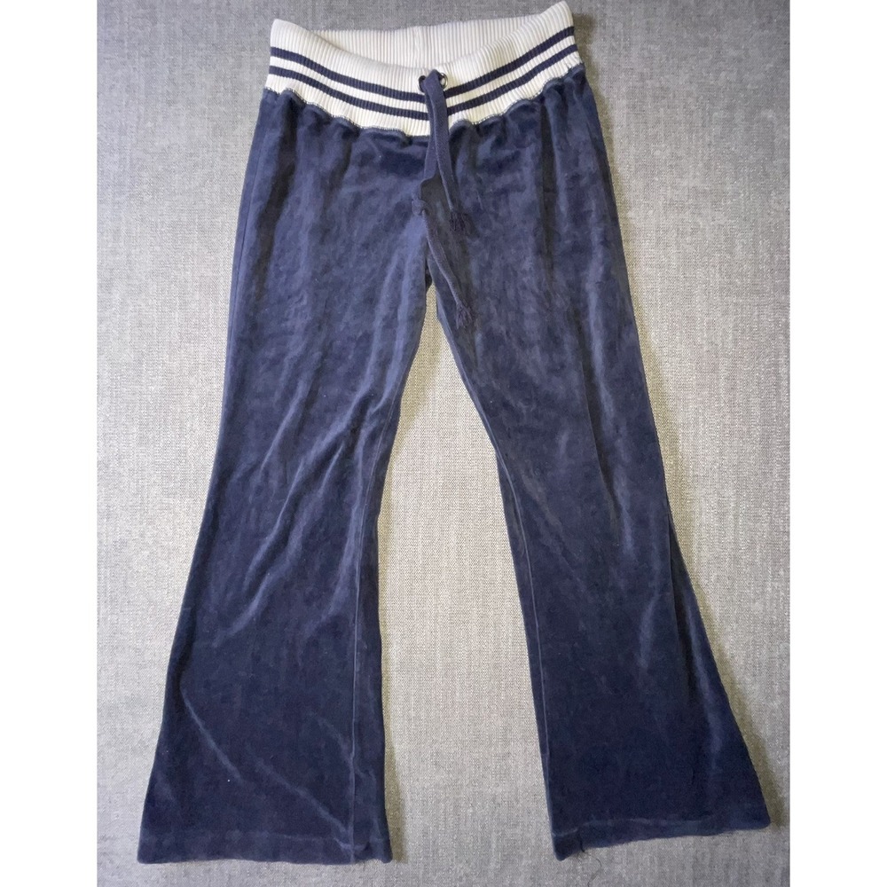 Mossimo Supply Co. Navy Sweatpants with White Waistband Stripes Size Medium